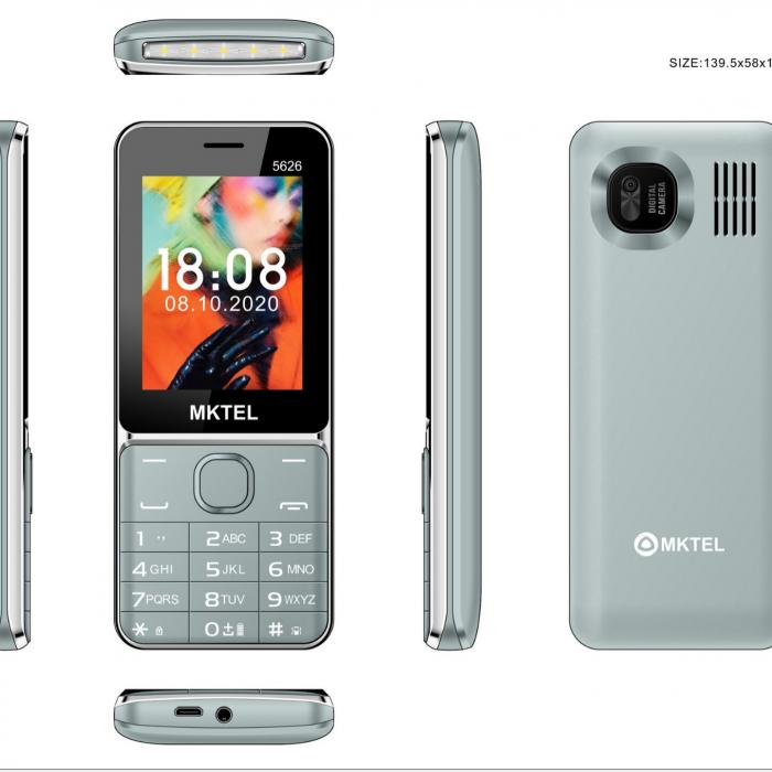 MKTEL 5626 2.8 inch Metal Phone